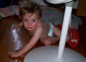 Vincent awakens on the floor.