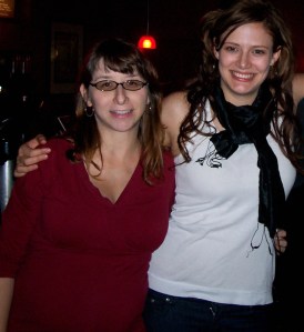 marie-sarah Me (looking at least 10 lbs <i>lighter</i> than my nearly-7-months-pregnant belly <i>feels</i>) & the Beautiful Sarah