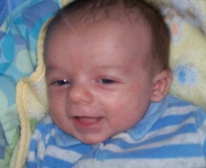 The happy counterpoint of a few posts back... sweet Aidan.